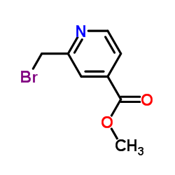 Methyl 2-(bromomethyl)isonicotinate structure