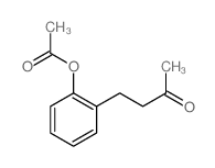 [2-(3-oxobutyl)phenyl] acetate structure