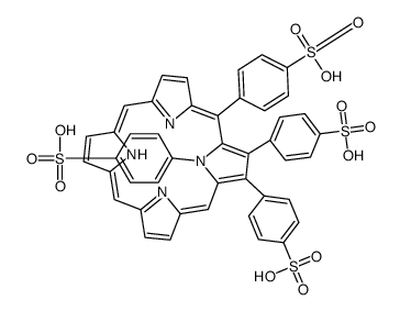 Tetrakis(4-sulfophenyl)porphine Structure