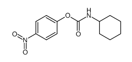 cyclohexylcarbamic acid 4-nitrophenyl ester Structure