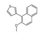 3-(2-methoxynaphthalen-1-yl)thiophene结构式