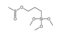 3-trimethoxysilylpropyl methanesulfinate结构式