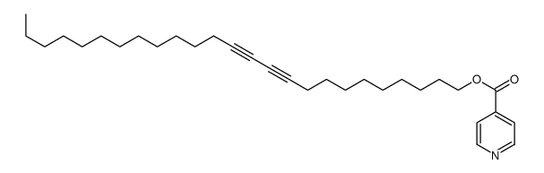 pentacosa-10,12-diynyl pyridine-4-carboxylate Structure