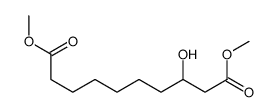 3-hydroxydecanedioc acid dimethyl ester结构式