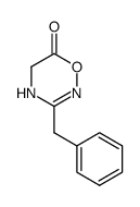 3-(Phenylmethyl)-4H-1,2,4-oxadiazin-6(5H)-on结构式