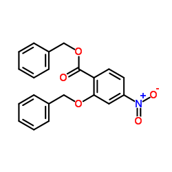 Benzyl 2-(benzyloxy)-4-nitrobenzoate结构式