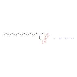 [(dodecylimino)bis(methylene)]bisphosphonic acid, potassium salt structure