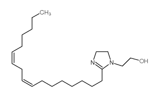 (Z,Z)-2-(8,11-heptadecadienyl)-4,5-dihydro-1H-imidazole-1-ethanol结构式