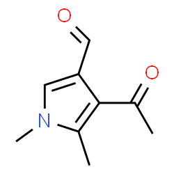 1H-Pyrrole-3-carboxaldehyde, 4-acetyl-1,5-dimethyl- (9CI)结构式