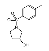 3-Pyrrolidinol, 1-[(4-methylphenyl)sulfonyl]-, (3S)结构式