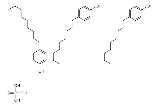 4-nonylphenol,trihydroxy(sulfanylidene)-λ5-phosphane结构式