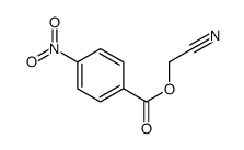 cyanomethyl 4-nitrobenzoate结构式
