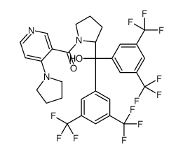 {(2S)-2-{双[3,5-双(三氟甲基)苯基]羟甲基}-1-吡咯烷基[4-(1-吡咯烷基)-3-吡啶基]甲酮图片