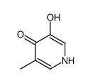 4(1H)-Pyridinone,3-hydroxy-5-methyl-(9CI)结构式