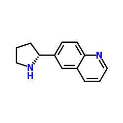 6-[(2R)-2-Pyrrolidinyl]quinoline Structure