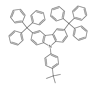 9-(4-叔丁基苯基)-3,6-二苯甲基-9H-咔唑图片