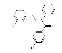 4-chloro-N-(3-methoxyphenethyl)-N-phenylbenzamide Structure