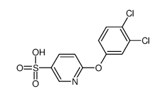 6-(3,4-dichlorophenoxy)pyridine-3-sulfonic acid Structure