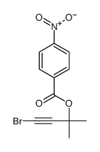 (4-bromo-2-methyl-but-3-yn-2-yl) 4-nitrobenzoate Structure