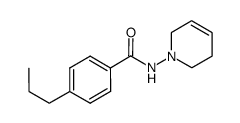 N-(4'-n-propylbenzoylamino)-1,2,3,6-tetrahydropyridine Structure