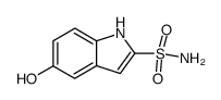 5-Hydroxy-1H-indole-2-sulfonamide Structure