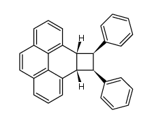 3b,4,5,5a-Tetrahydro-4,5-diphenylcyclobuta[e]pyren结构式