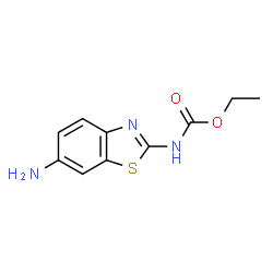 Ethyl (6-amino-1,3-benzothiazol-2-yl)carbamate结构式