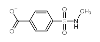 4-(N-Methylsulfamoyl)benzoic acid structure