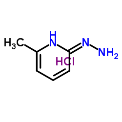 2-Hydrazino-6-methylpyridine hydrochloride (1:1) structure