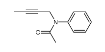 N-but-2-ynyl-acetanilide Structure