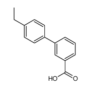 4'-ETHYL-[1,1'-BIPHENYL]-3-CARBOXYLIC ACID structure