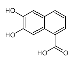 1-Naphthalenecarboxylic acid, 6,7-dihydroxy- (9CI)结构式
