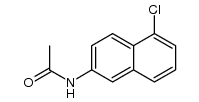 N-(5-chloro-[2]naphthyl)-acetamide结构式