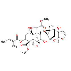 Azadirachtin B结构式