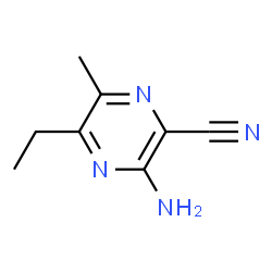 Pyrazinecarbonitrile,3-amino-5-ethyl-6-methyl- (9CI) picture