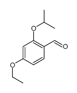 4-ethoxy-2-propan-2-yloxybenzaldehyde结构式