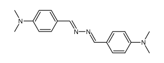 4,4'-(1E,1'E)-hydrazine-1,2-diylidenebis(methan-1-yl-1-ylidene)bis(N,N-dimethylaniline) Structure