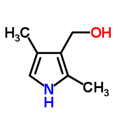 (2,4-Dimethyl-1H-pyrrol-3-yl)methanol Structure