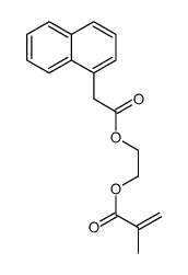 2-(2-naphthalen-1-ylacetyl)oxyethyl 2-methylprop-2-enoate Structure