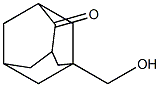 1-hydroxymethyl-4-oxoadamantane structure