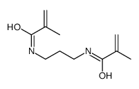 2-methyl-N-[3-(2-methylprop-2-enoylamino)propyl]prop-2-enamide结构式