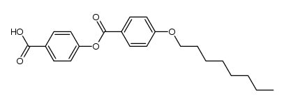 4-(4-octyloxy phenyl carbonyloxy)-benzoic acid结构式