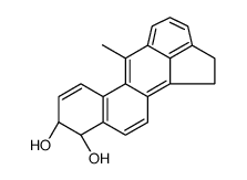 (9S,10S)-6-methyl-1,2,9,10-tetrahydrobenzo[j]aceanthrylene-9,10-diol Structure