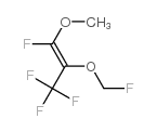 fluoromethyl 2-methoxy-2-fluoro-1-(trifluoromethyl)vinyl ether结构式