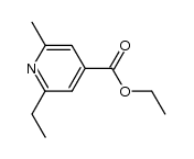 2-ETHYL-6-METHYLISONICOTINIC ACID ETHYL ESTER structure