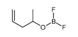 difluoro(pent-4-en-2-yloxy)borane结构式