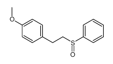 1-[2-(benzenesulfinyl)ethyl]-4-methoxybenzene Structure