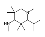 N,1,3,3,5,5-hexamethyl-2-propan-2-ylpiperidin-4-amine Structure