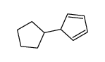 5-cyclopentylcyclopenta-1,3-diene结构式