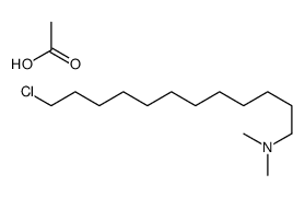 acetic acid,12-chloro-N,N-dimethyldodecan-1-amine Structure